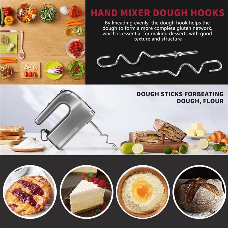 A23E-Dough Hook For Hand Mixer - Kitchenaid Mixer Hand Mixer review and price