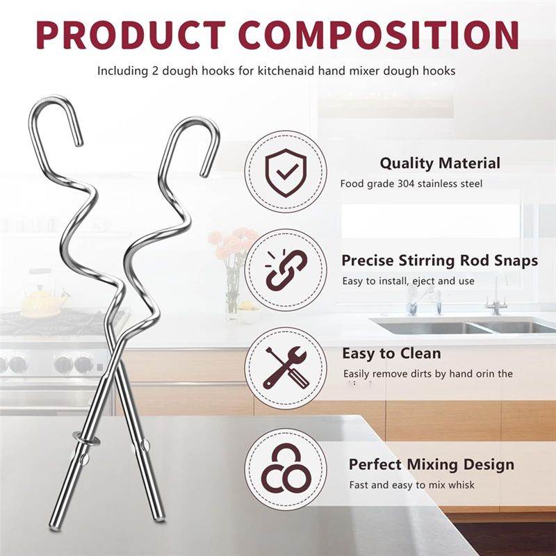 A23E-Dough Hook For Hand Mixer - Kitchenaid Mixer Hand Mixer review and price