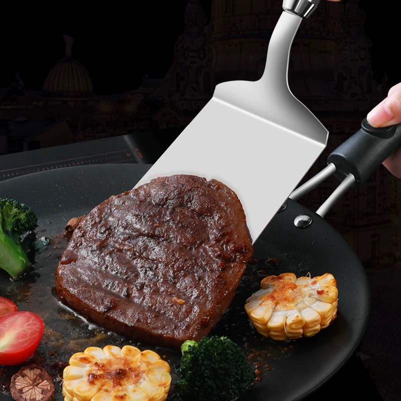 Stainless Steel Frying Spatula - Okonomiyaki Spatula review and price