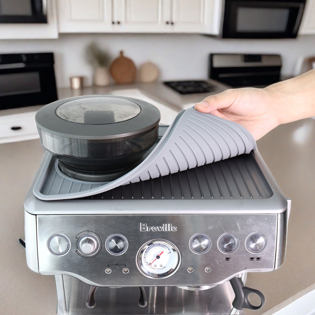 1pc Silicone Coffee Mat For Br - Breville Espresso Bes870 review and price