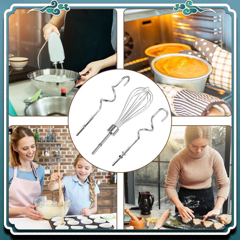 3Pcs For Kitchenaid Whisk Atta - Kitchenaid Mixer Hand Mixer review and price