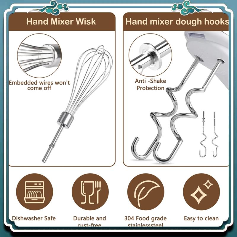 3Pcs For Kitchenaid Whisk Atta - Kitchenaid Mixer Hand Mixer review and price