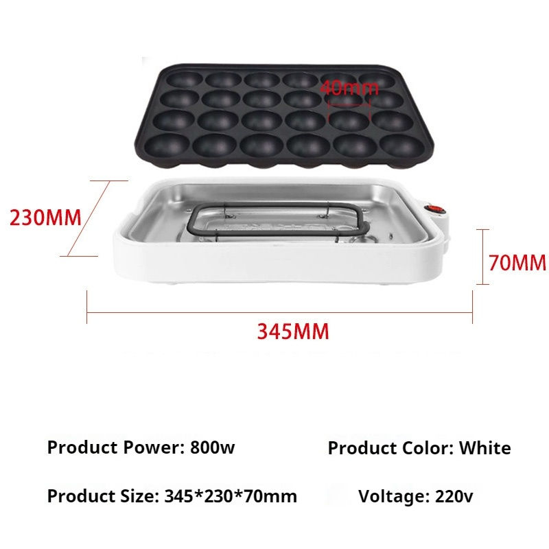 220V Chibi Maruko Baking Machi - Takoyaki Grill Plate review and price