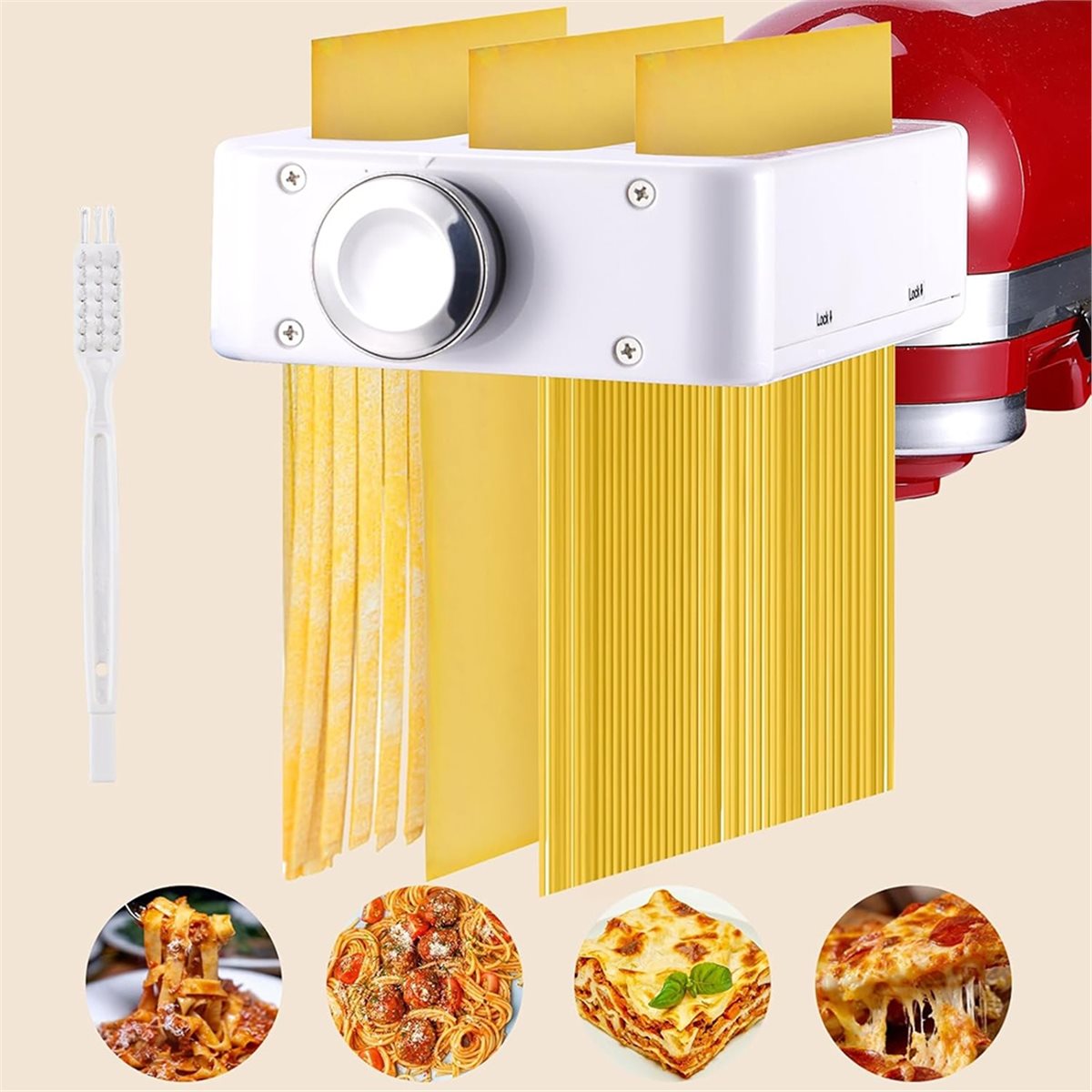 ABSF 3-in-1 Pasta Maker Attach - Kitchenaid Mixer Hand Mixer review and price