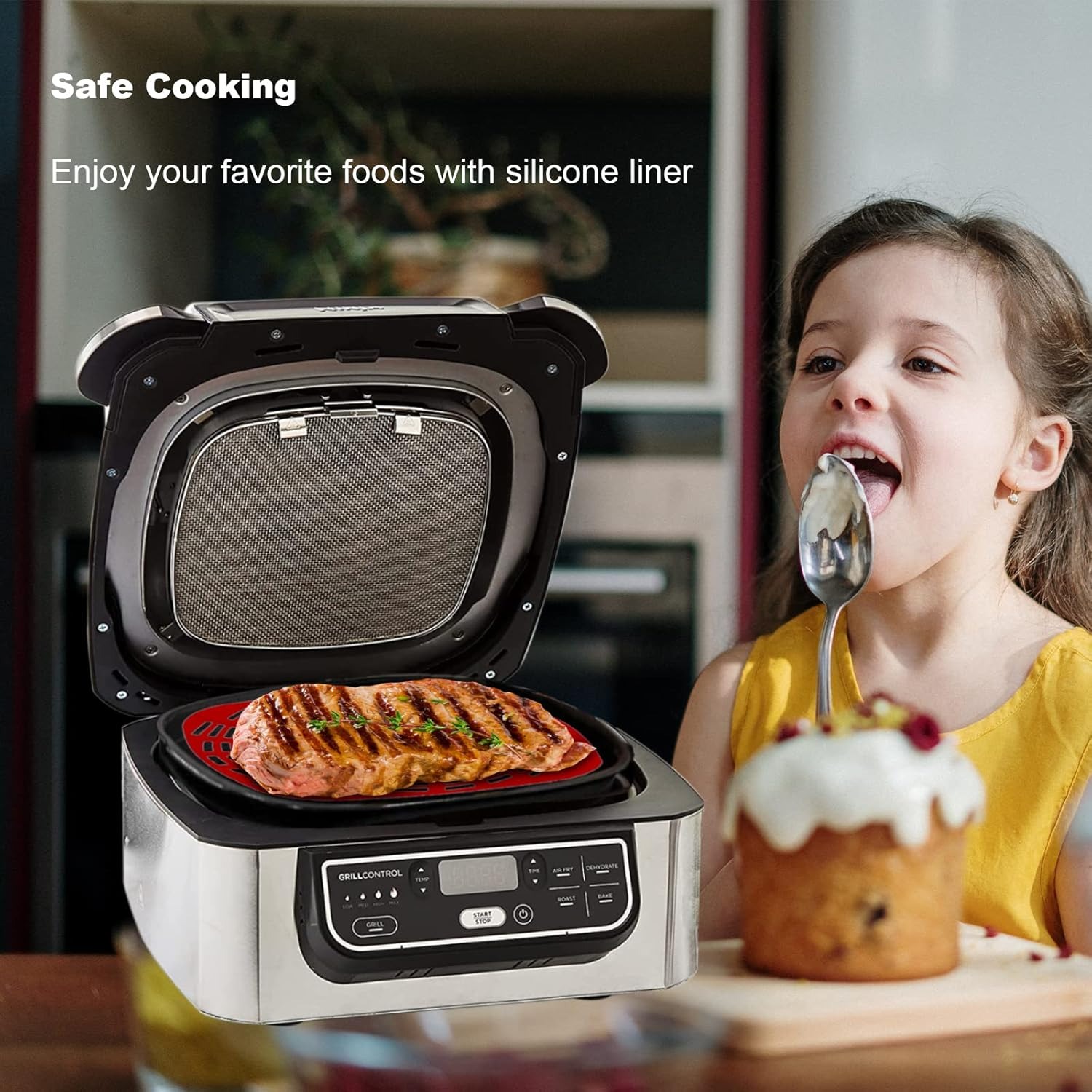 2 PC Reusable Silicone Liner S - Ninja Air Fryer Af300 review and price